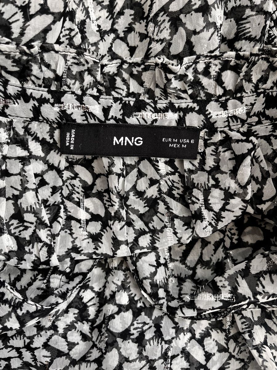 Mango Camicette: Blouse Mango noire et blanche taille M – Usato da Romont FR venduto da cat_j6ww 2