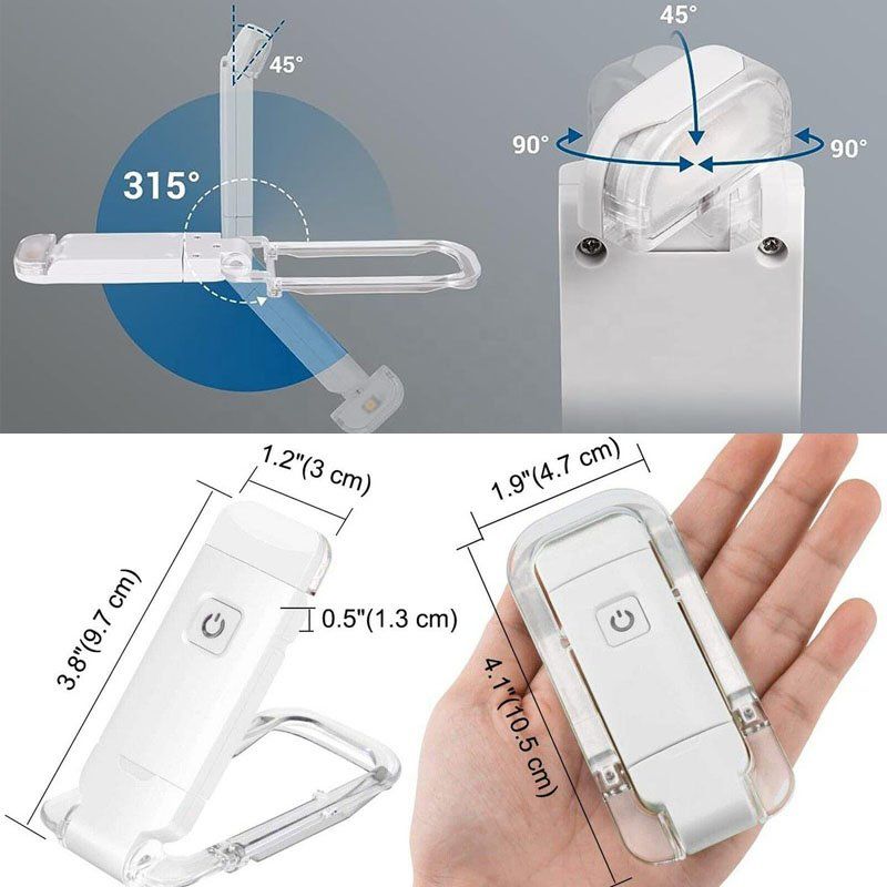 Lampade: Leselampe USB LED 3 Modi Tischlampe 2 Einstellbare Buchlampe – Nuovo (secondo la descrizione) da Thun venduto da thunshop 4
