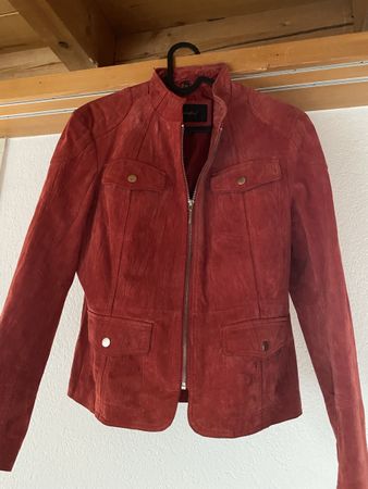 Mac Douglas Wildleder Jacke, Gr. 42, Rostrot, Top Zustand!