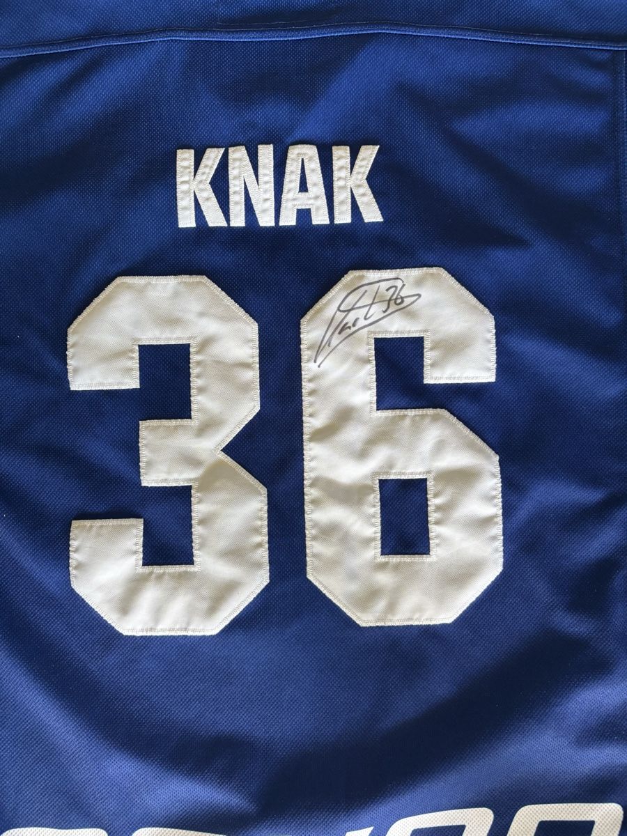 Canottiere & Pantaloni: Original HCD Trainingstrikot #36 Knak   mit Unterschrift – Nuovo e nell'imballaggio originale da Saas im Prättigau venduto da MiEnNirody 3