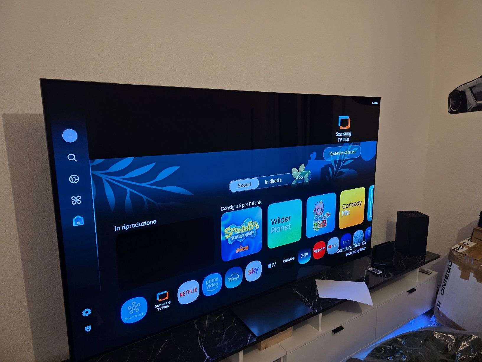 Samsung Fernseher: TV Samsung S90D 4k 83" – Neu (gemäss Beschreibung) aus St. Gallen von pmp_w7s7