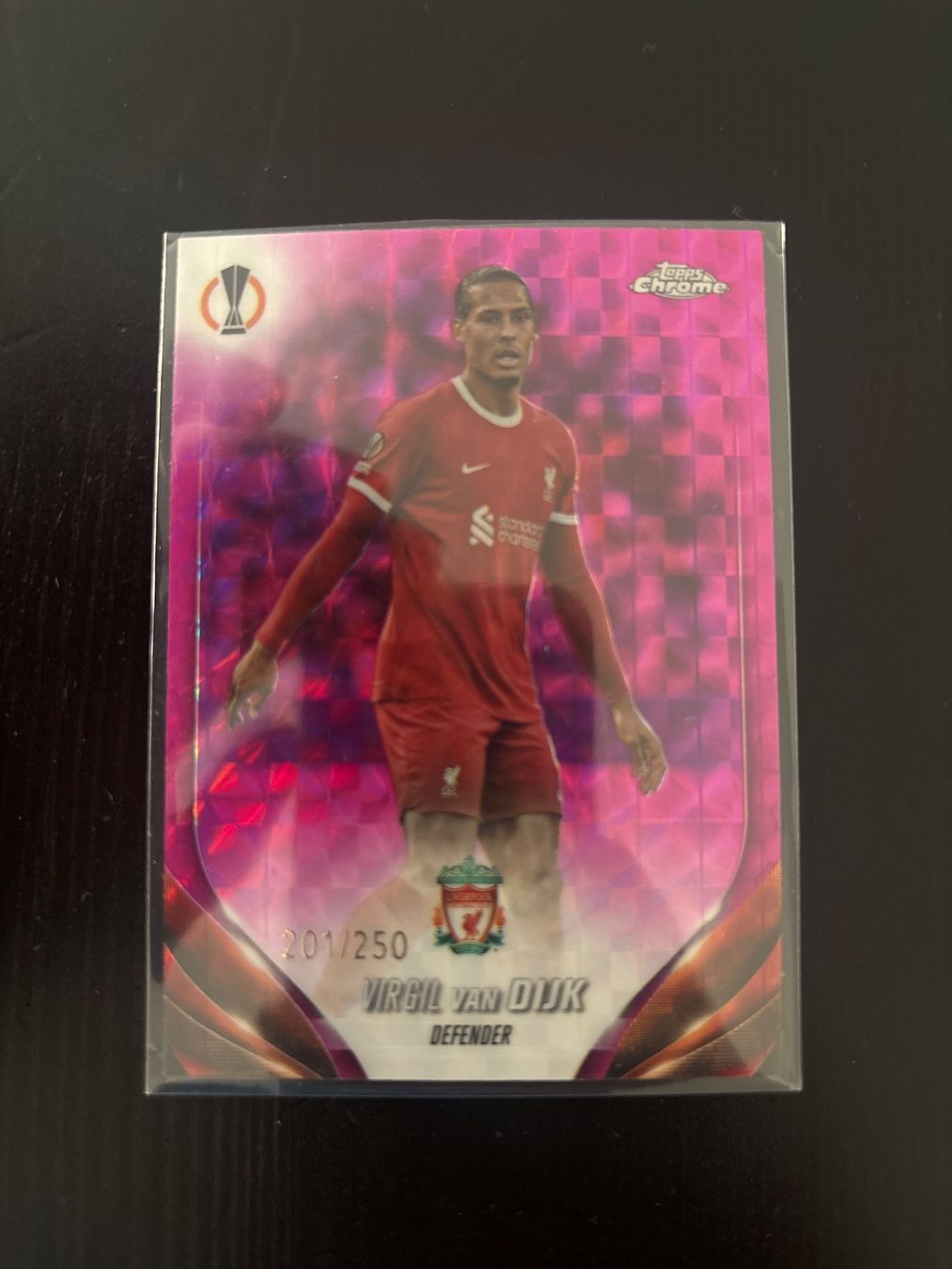 Topps Carte collezionabili: Virgil Van Dijk Topps Chrome - Pink Refractor 201/250 – Usato da Basel venduto da 19dome87