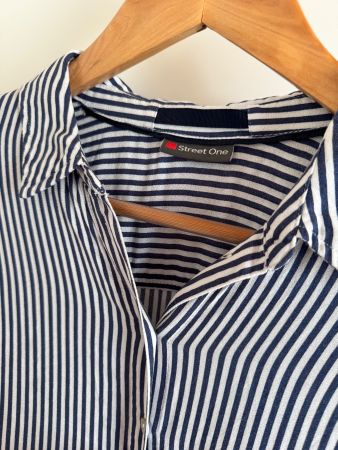 Street One Damen Bluse, gestreift, Grösse 36