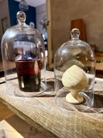 Cloches en verre décoratives (2 pièces)