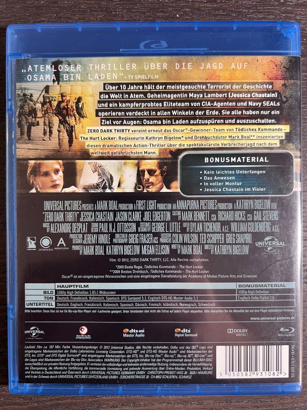 Alle DVDs: Zero Dark Thirty – Gebraucht aus Zürich von Blu-ray_ZH 1