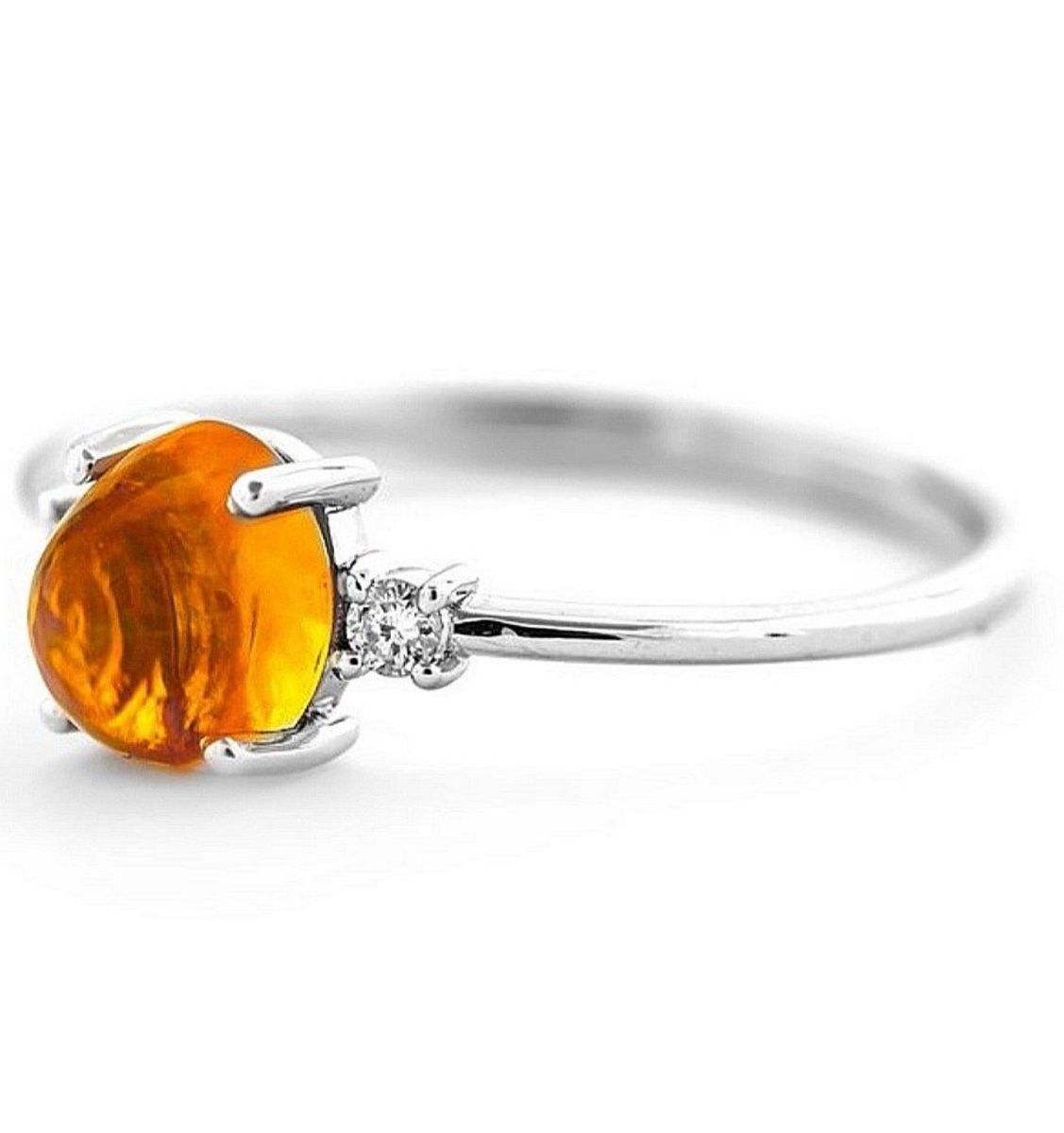 Bagues: 0.82tcw Opal Ring 14k Weissgold – Neuf (Voir description) à Untersiggenthal par TimeandShine 5