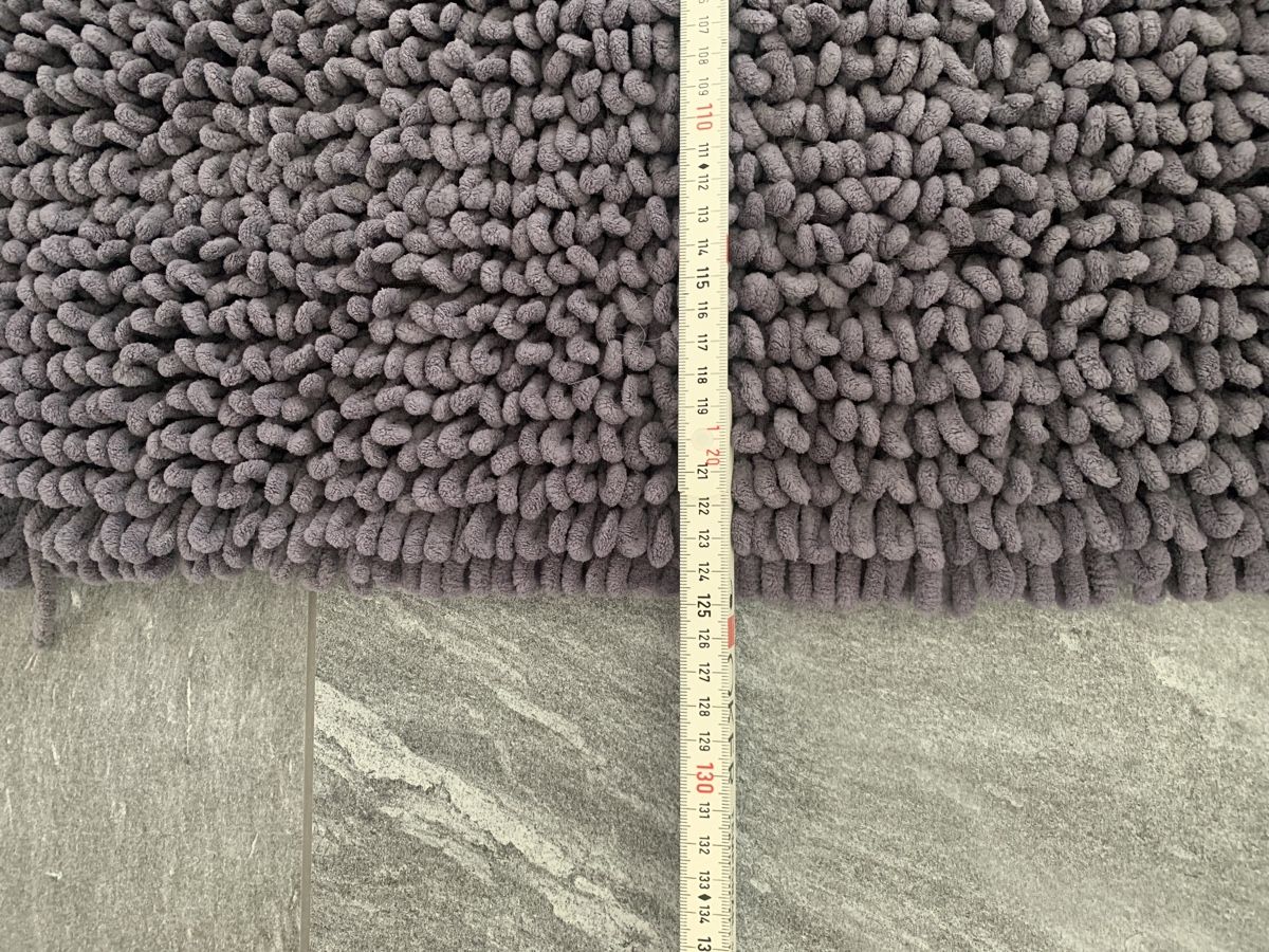 Tappeti: Flauschiger Badezimmerteppich, grau, 70x125cm, Maddison – Nuovo (secondo la descrizione) da Einsiedeln venduto da important__ 4