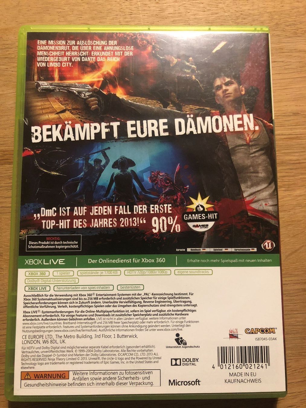 Microsoft Giochi: DMC Devil May Cry für Xbox 360 – Usato da Kestenholz venduto da Dickies09 1