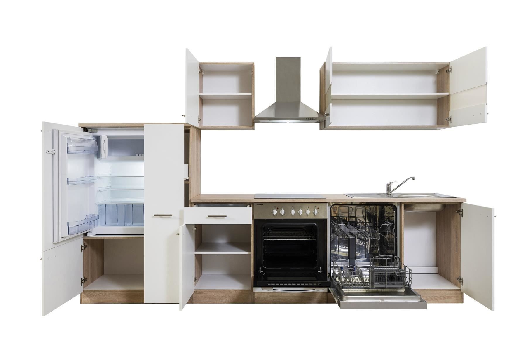 Cucine complete: 010 Küchenzeile Küchenblock 310cm E/GR - Küche Einbauküche – Nuovo e nell'imballaggio originale da Wallenwil venduto da toesstalvertrieb 3