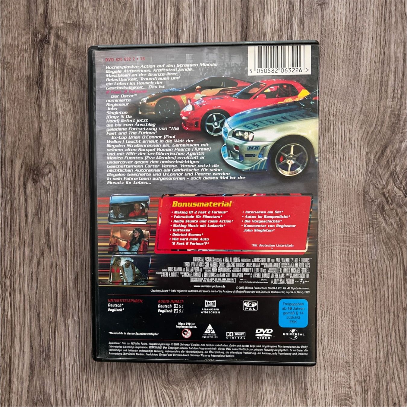 Alle DVDs: 2 Fast 2 Furious DVD deutsch und englisch – Gebraucht aus Oberburg von Serbus 1