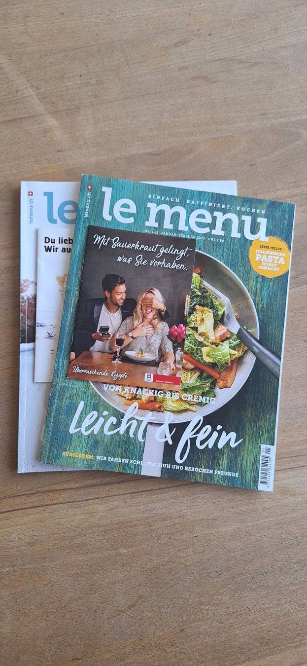 Riviste & Magazine: Le Menu-Kochzeitschriften 2 Stk. – Usato da Siselen BE venduto da Hanja