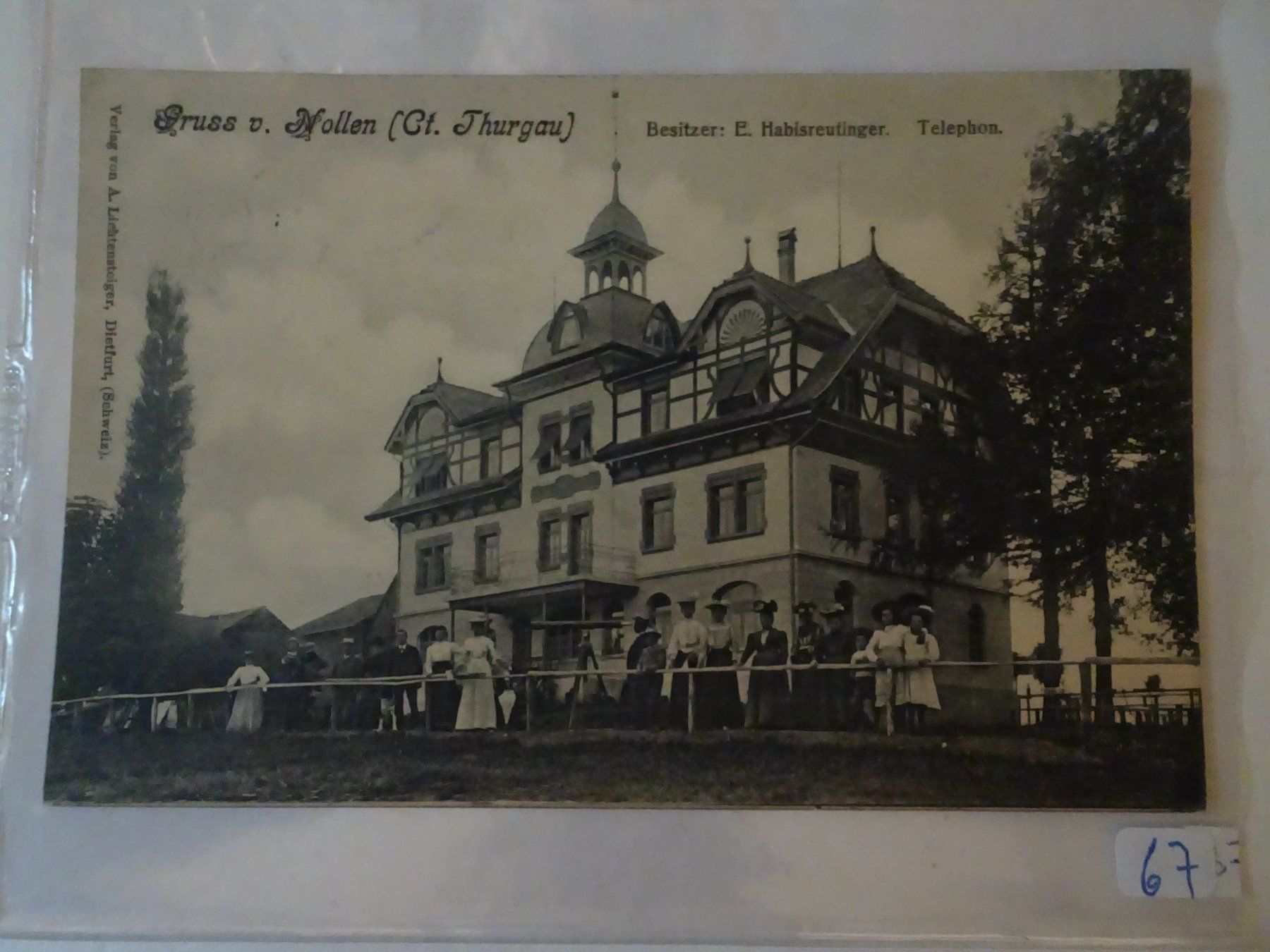 Cartoline postali: AK Gruss aus Nollen  1907 – Usato da Schönenwerd venduto da schnitzunddrunter
