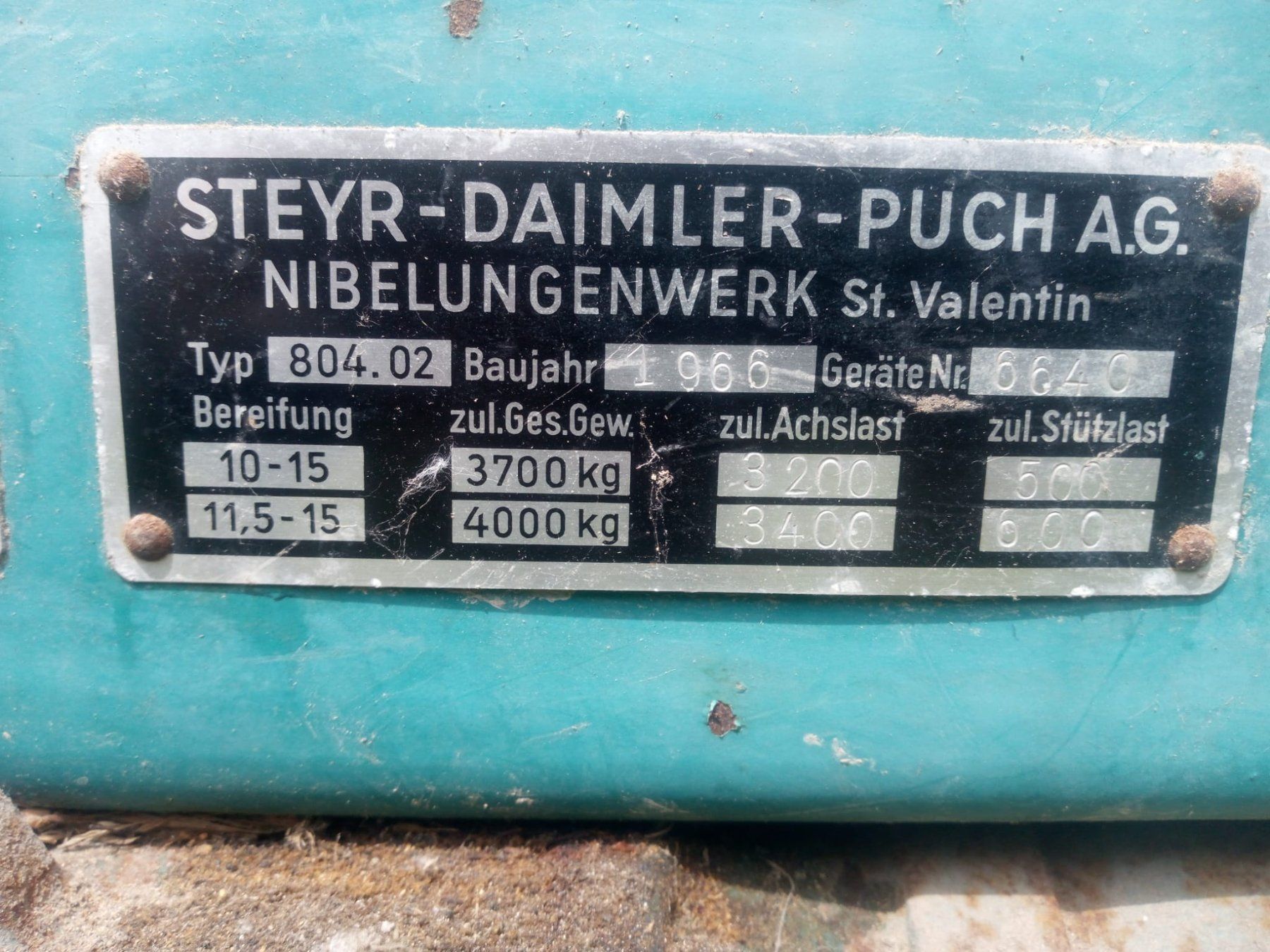 Tutte le macchine: Steyr Ladewagen Hamster – Usato da Mönchaltorf venduto da Tschibi 7