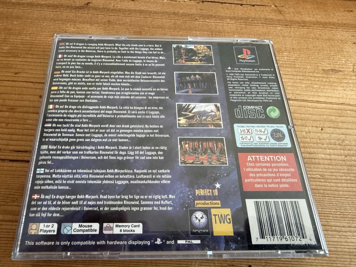 Sony Jeux: Jeu PlayStation Discworld – D'occasion à Fortunau (Ayent) par Criccio 1
