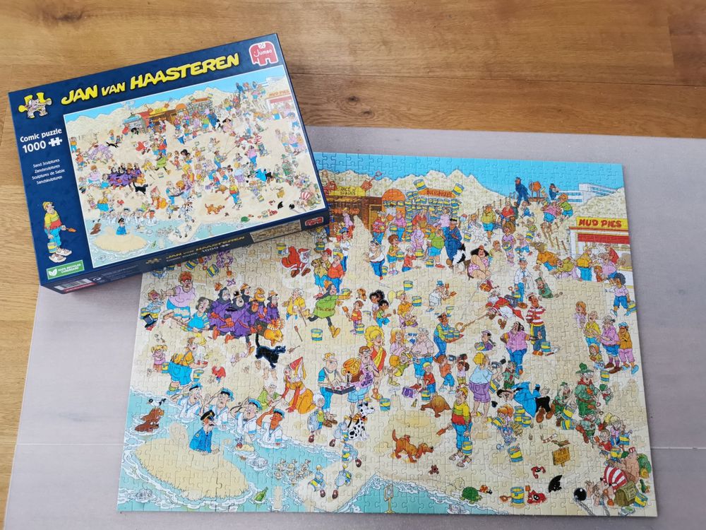 Jan Van Haasteren Puzzle 1000 Teile - Sandskulpturen Motiv Für Erwachsene
