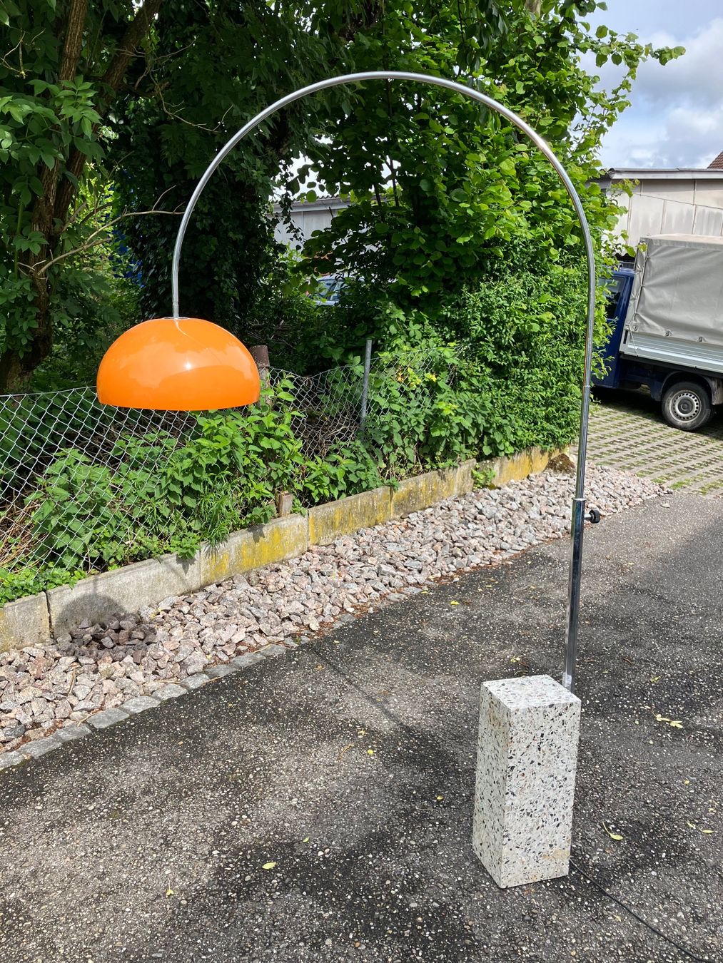 Lampade: Vintage Bogenleuchte // Lampe// Stehlampe – Usato da Aarburg venduto da Wendepunkt_Fundgrube 2