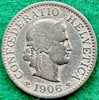 Pièce de 5 ct suisse 1906