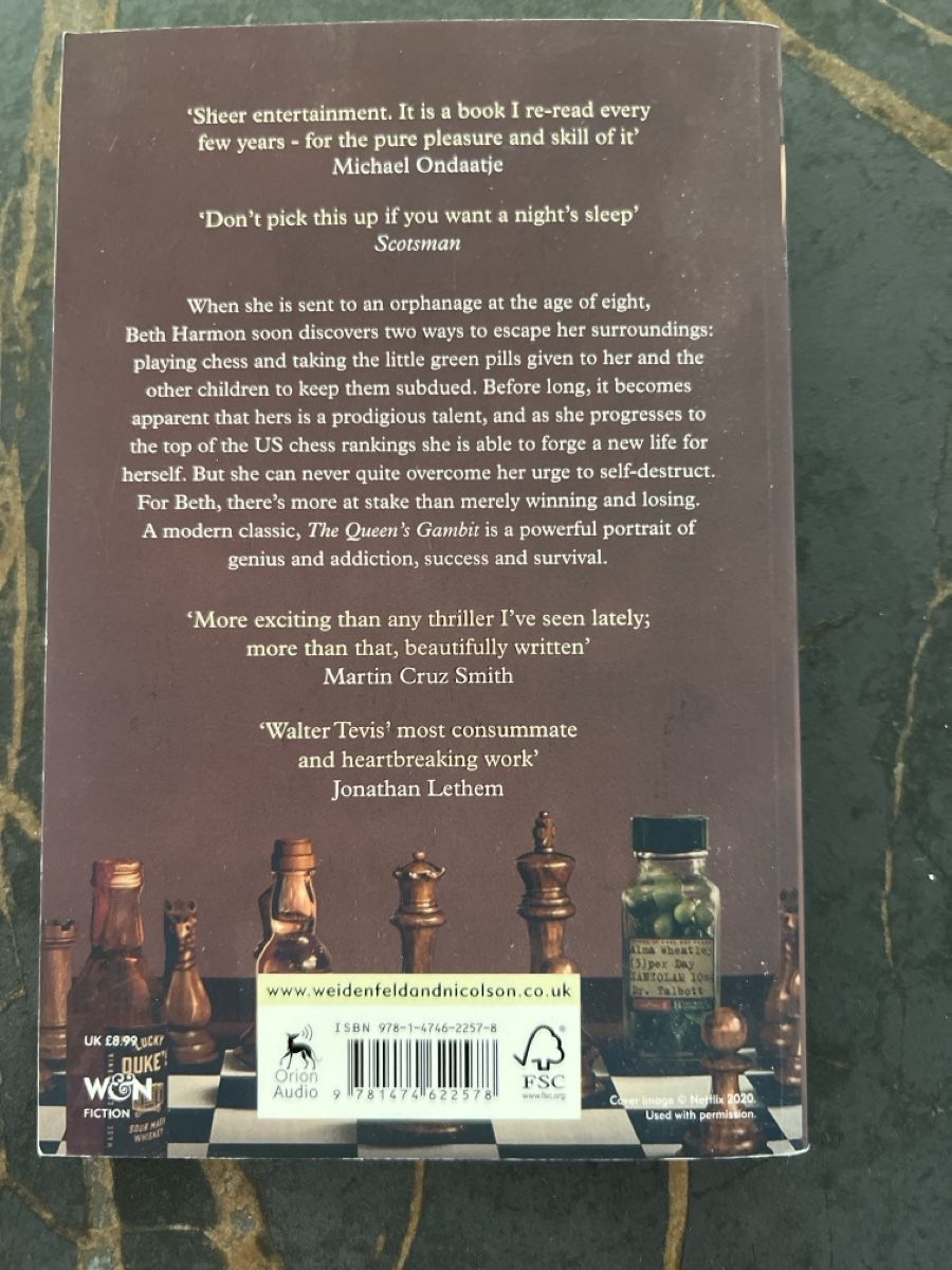 Libri: Buch The Queen's Gambit Walter Tevis Taschenbuch – Nuovo (secondo la descrizione) da Lyss venduto da lio_9dvs 1