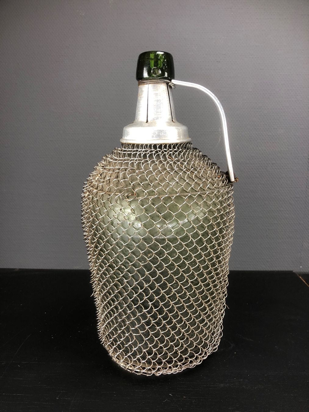 Accessori: Weinflasche, Weinballon, Mostflasche mit Gitternetz – Usato da Laufenburg venduto da industrial-silence 4