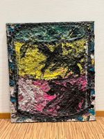 Wilhelm Jäger, Gemälde 1983 Acryl Leinwand Lagerräumung