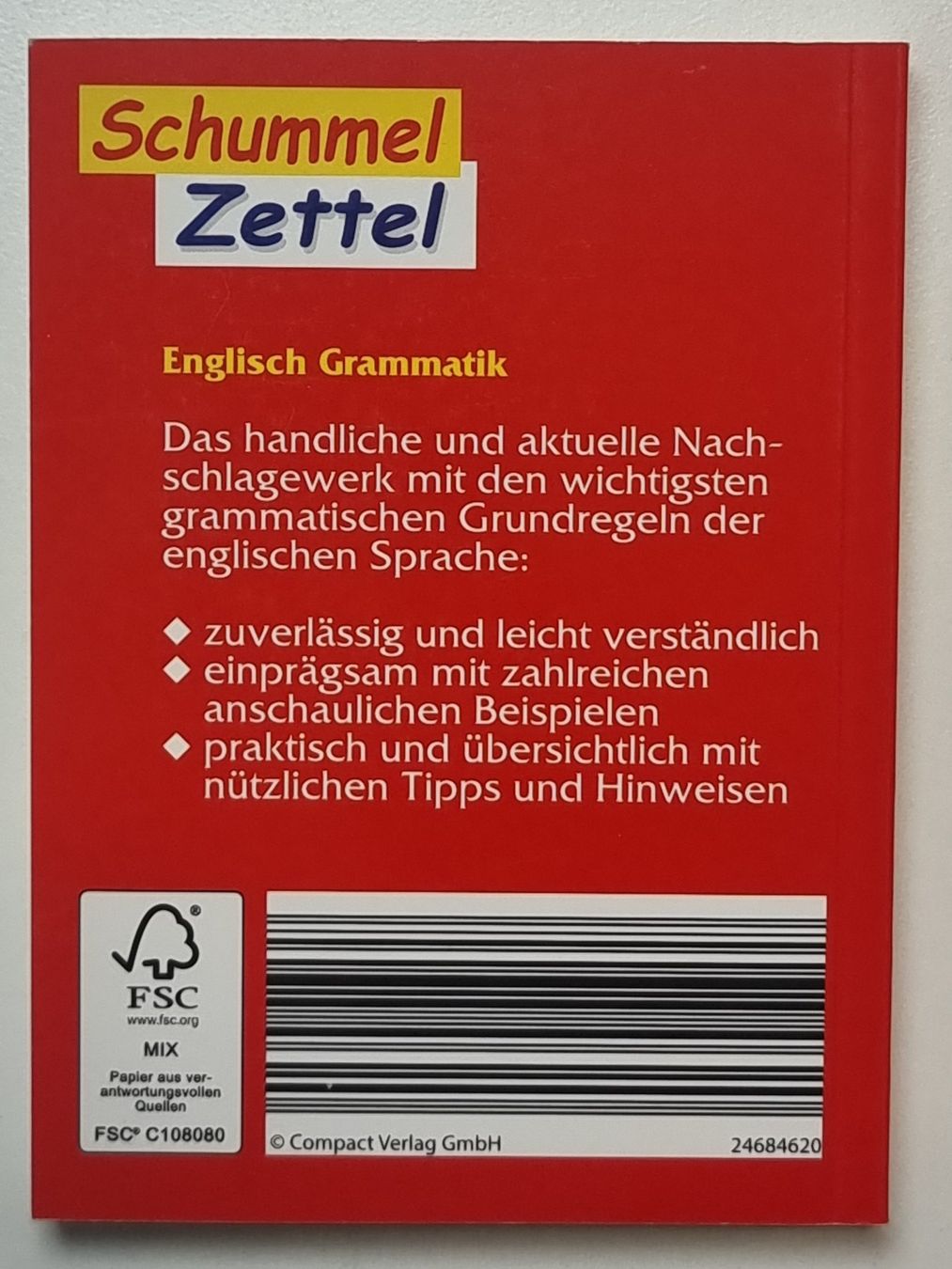 Libri: 4x Englisch SCHUMMELZETTEL Grammatik Wortschatz Conversation – Nuovo (secondo la descrizione) da Dürnten venduto da Bachtelrider_ 4