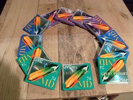 Rarität 12 versiegelte JVC Minidisc MD,Japanqualität,Vintage