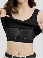 NEUES Top schwarz mit integrierten BH-Pads Gr. XL - 225202