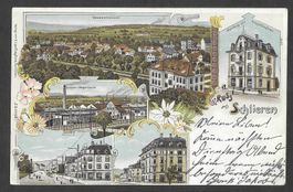 Schlieren farbige Lithografie 5 Bilder