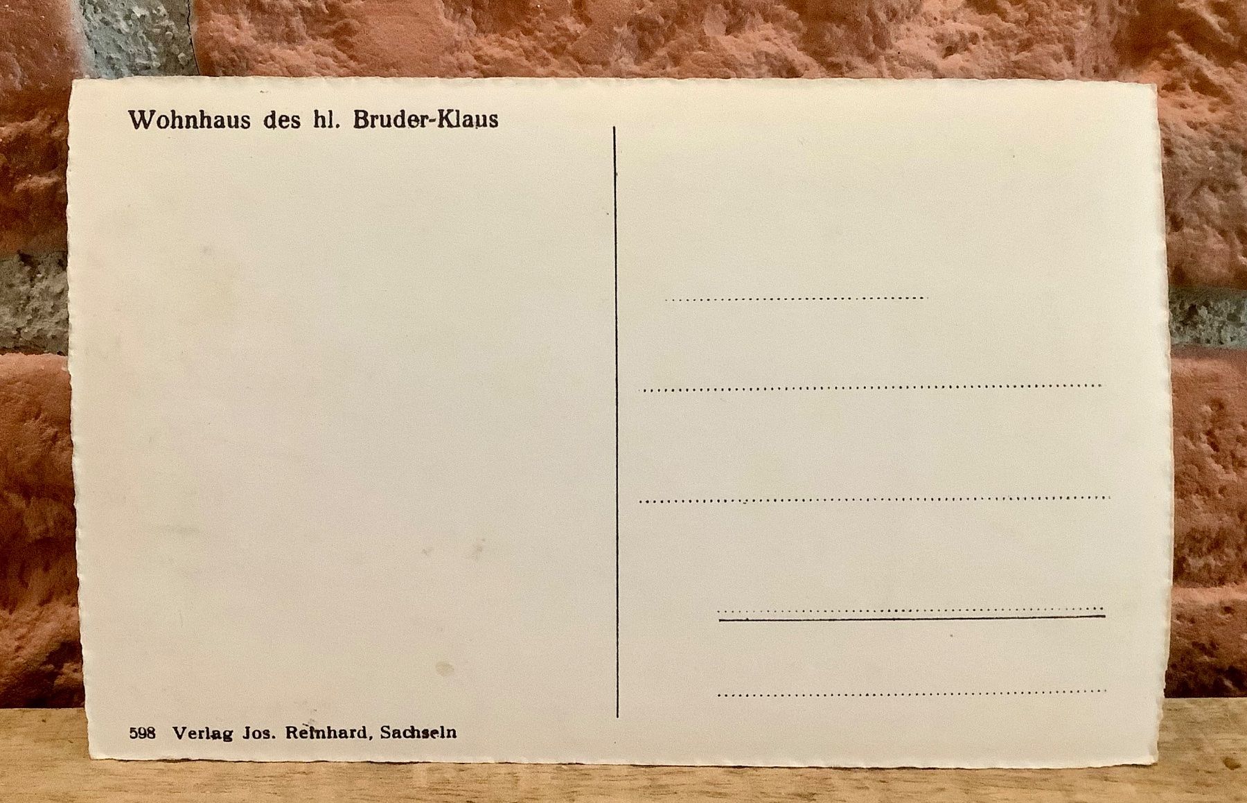 Cartoline postali: WOHNHAUS DES BRUDER KLAUS - Flüeli-Ranft – Usato da Root venduto da ENGLAND-TREASURES 2