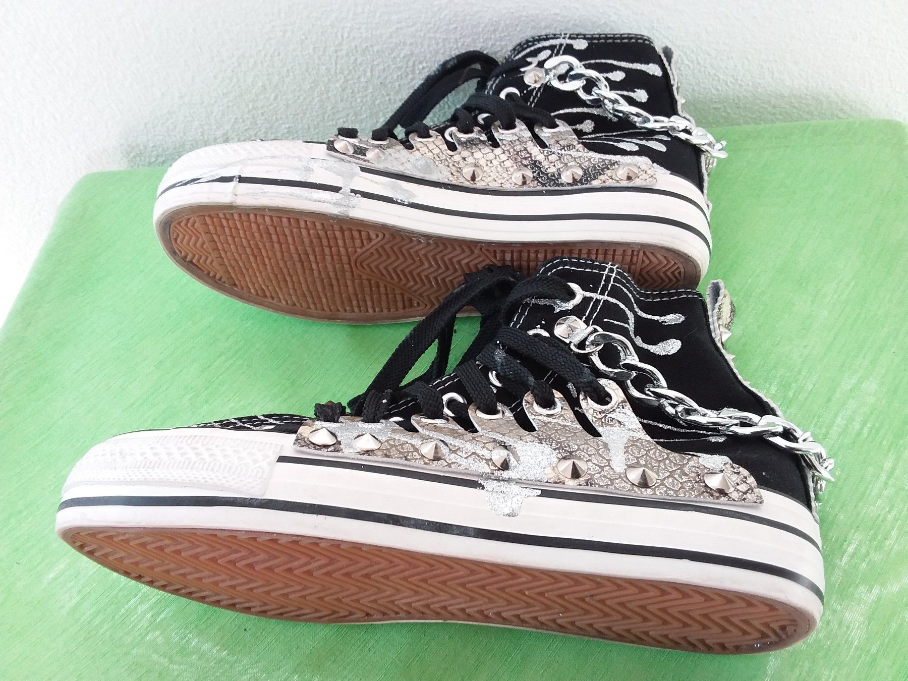 Scarpe da donna: BIONDINI Coole Glitzer Sneakers, Gr 37 – Usato da Uitikon Waldegg venduto da Risibisi7 5