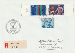 Tag der Briefmarke 1969, Yvrdon, Umschlag