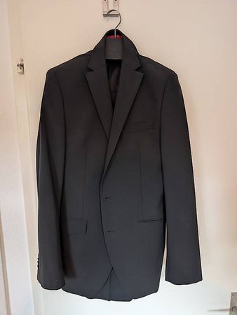 Schwarzer Anzug Sakko&Hose - CH44 / DE50