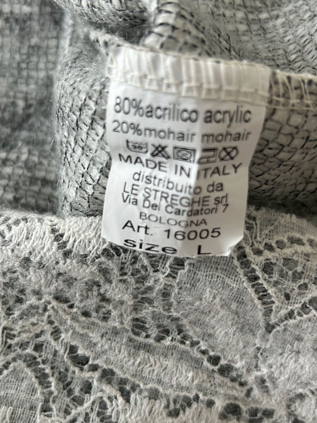 Giacche: Edle LE STREGHE Spitzenjacke, Gr. M, 20% Mohair – Usato da Horn venduto da Resvi 3