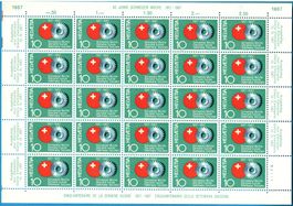 1967  Bogen  Schweizer Woche   postfrisch  Bogen  No. C 2