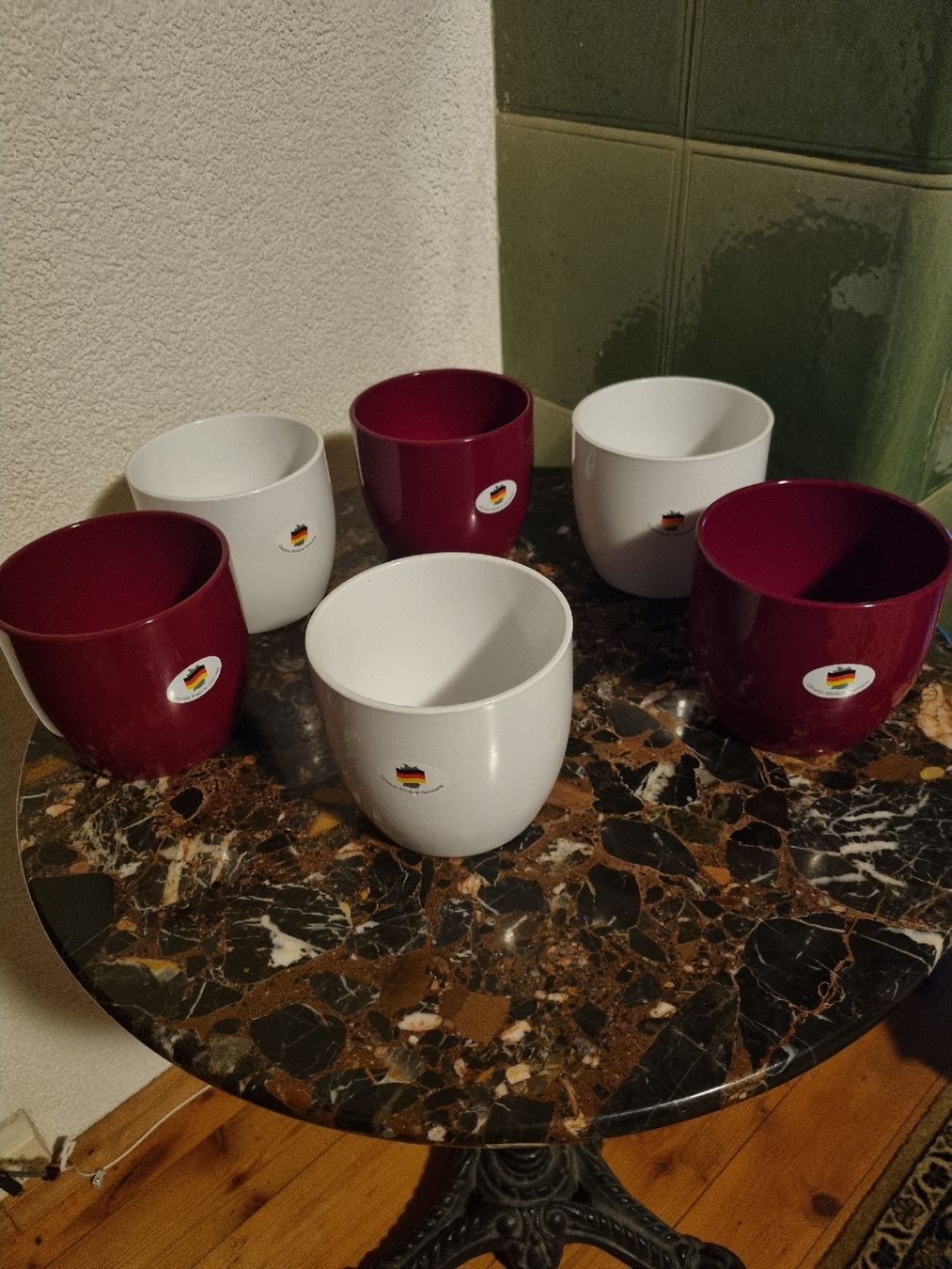 Blumentöpfe: 6er Set Blumen übertöpfe, Keramik – Gebraucht aus Laupen ZH von mar_85cg