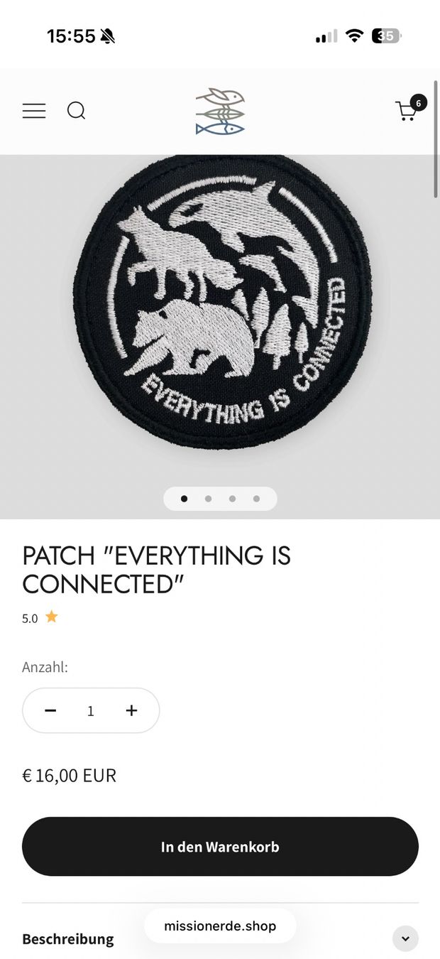 Plaquettes & Badges: 2 Patches Mission Erde – Neuf (Voir description) à Domat/Ems par sar_q5bm 2