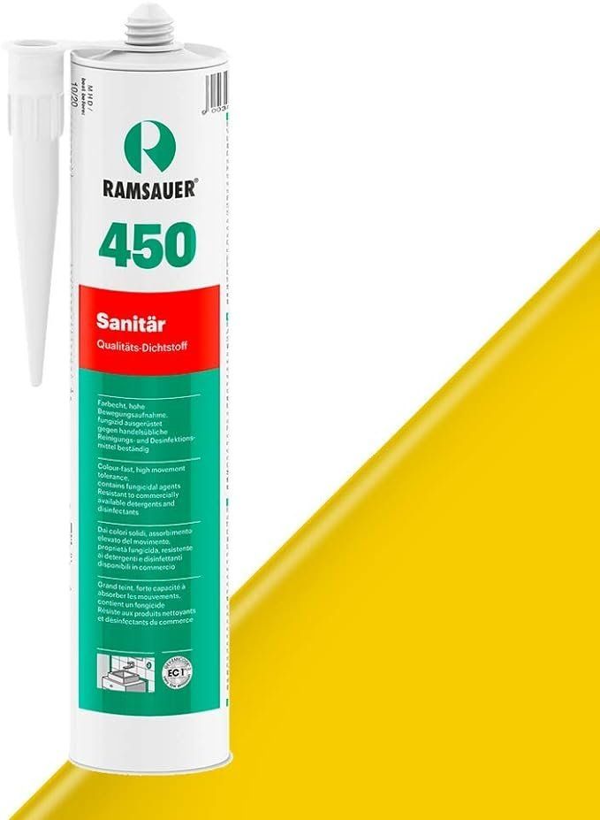 Sanitär: Silikon Ramsauer je 1Kartusche, Sonnengelb und Curry – Neu und originalverpackt aus Gommiswald von Bullhead
