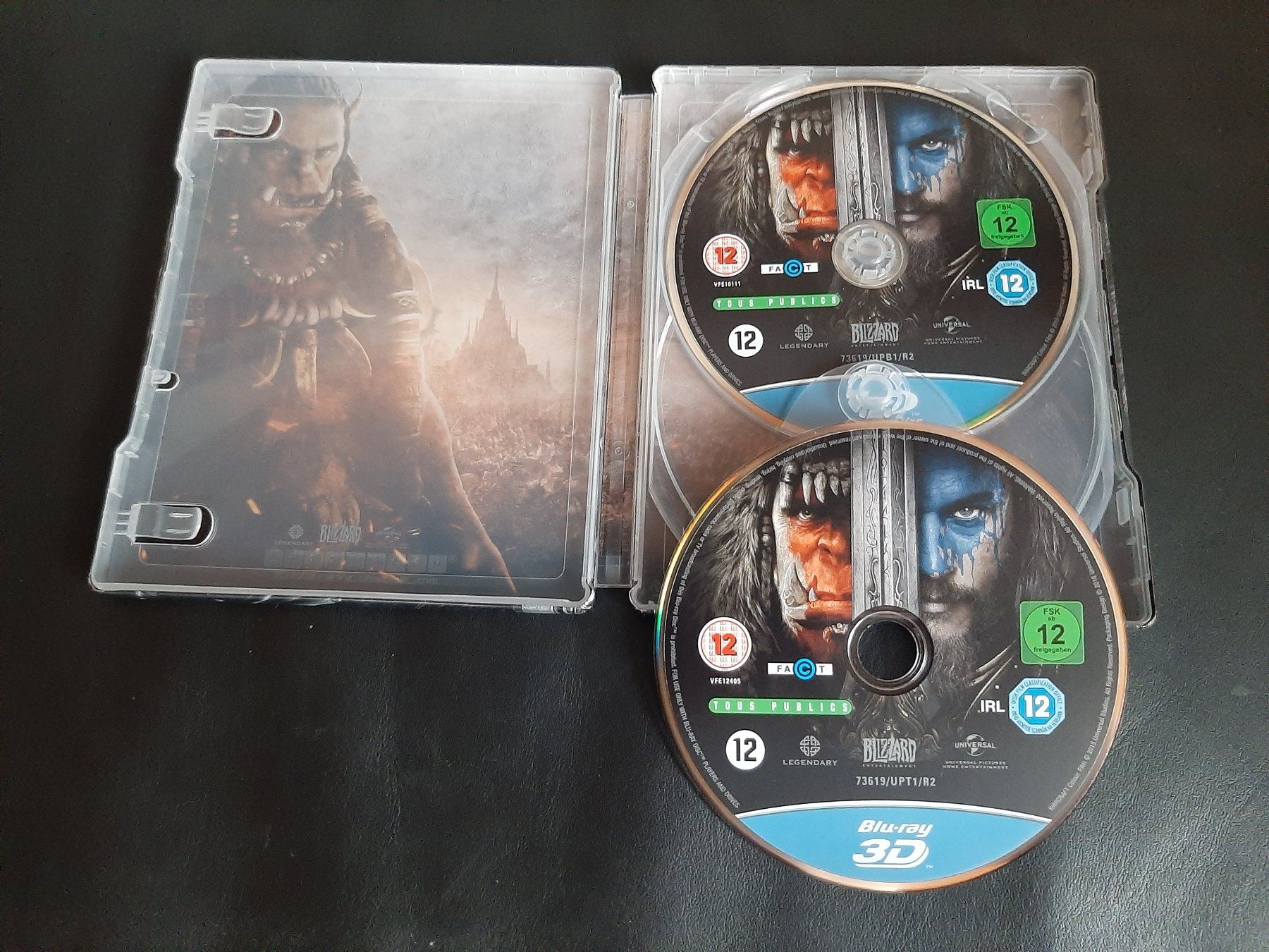 Tous les DVDs: Warcraft 3D + 2D Blu-Ray Steelbook – D'occasion à Liestal par Film-Freak 3