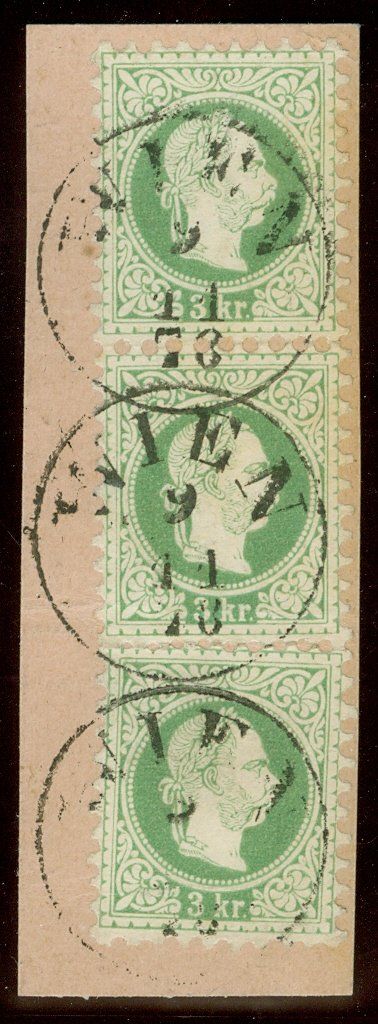 Tutti i francobolli: 1878 Alt-Österreich – Usato da Zürich venduto da yago-rot