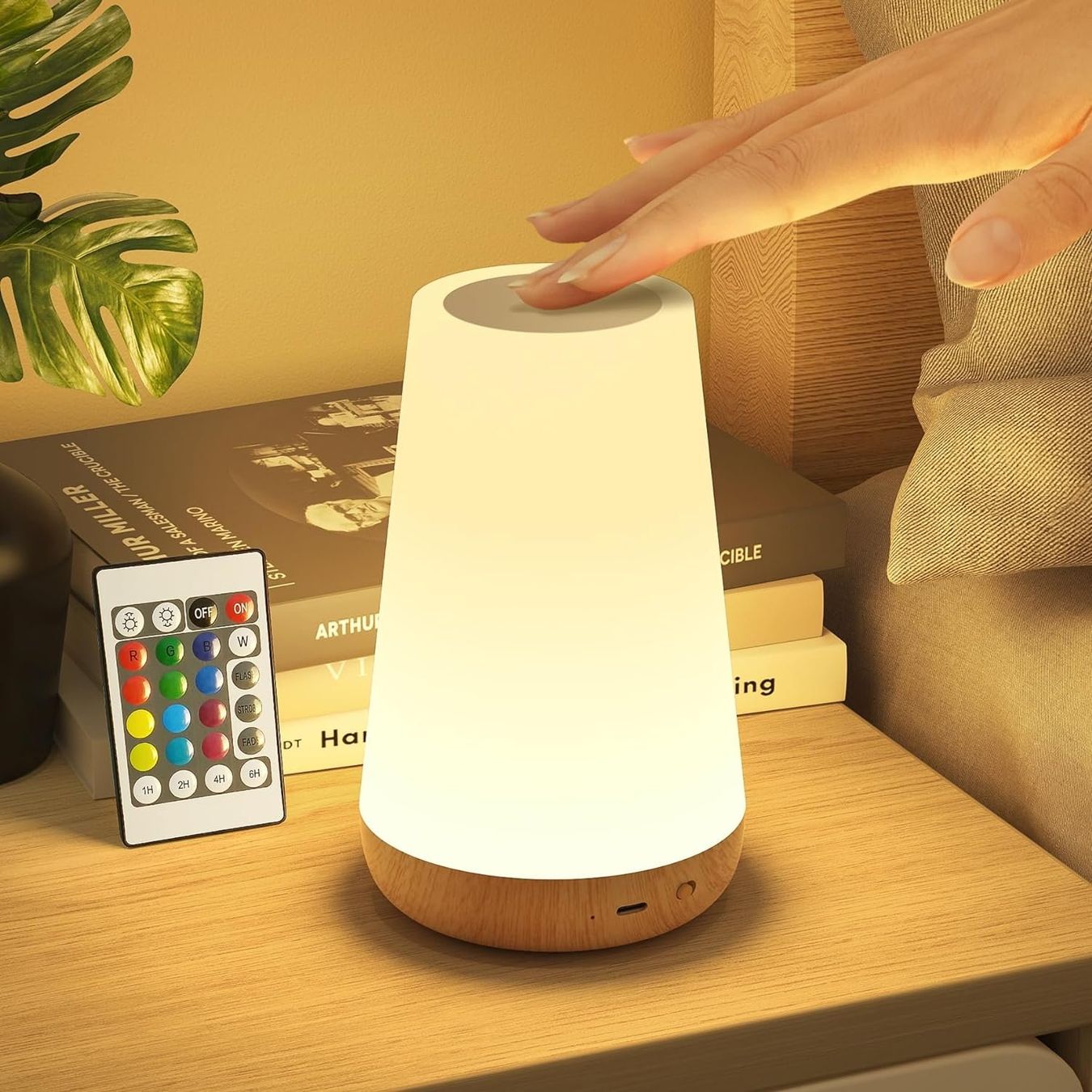 Lampade: Nachttischlampe LED Touch Dimmbar mit 13 Farben – Nuovo e nell'imballaggio originale da Châtelaine venduto da topshop.switzerland 1
