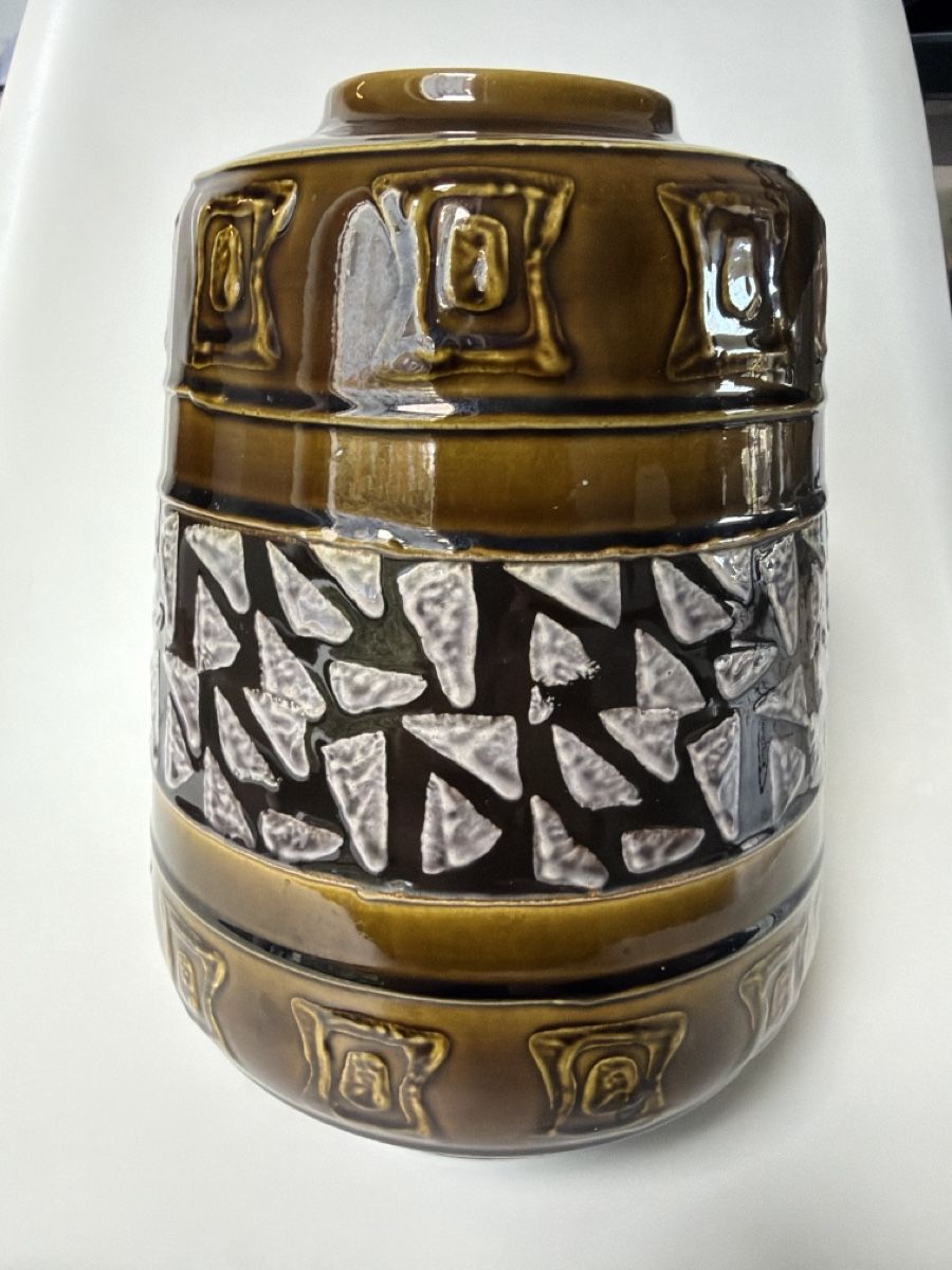 Vasi & Recipienti: Fat Lava West Germany Vase Olive – Usato da Gossau SG venduto da sushifactory 2