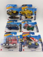 6 Hot Wheels Bumblebee, Snoopy, Mario Kart, Batman Mix 71