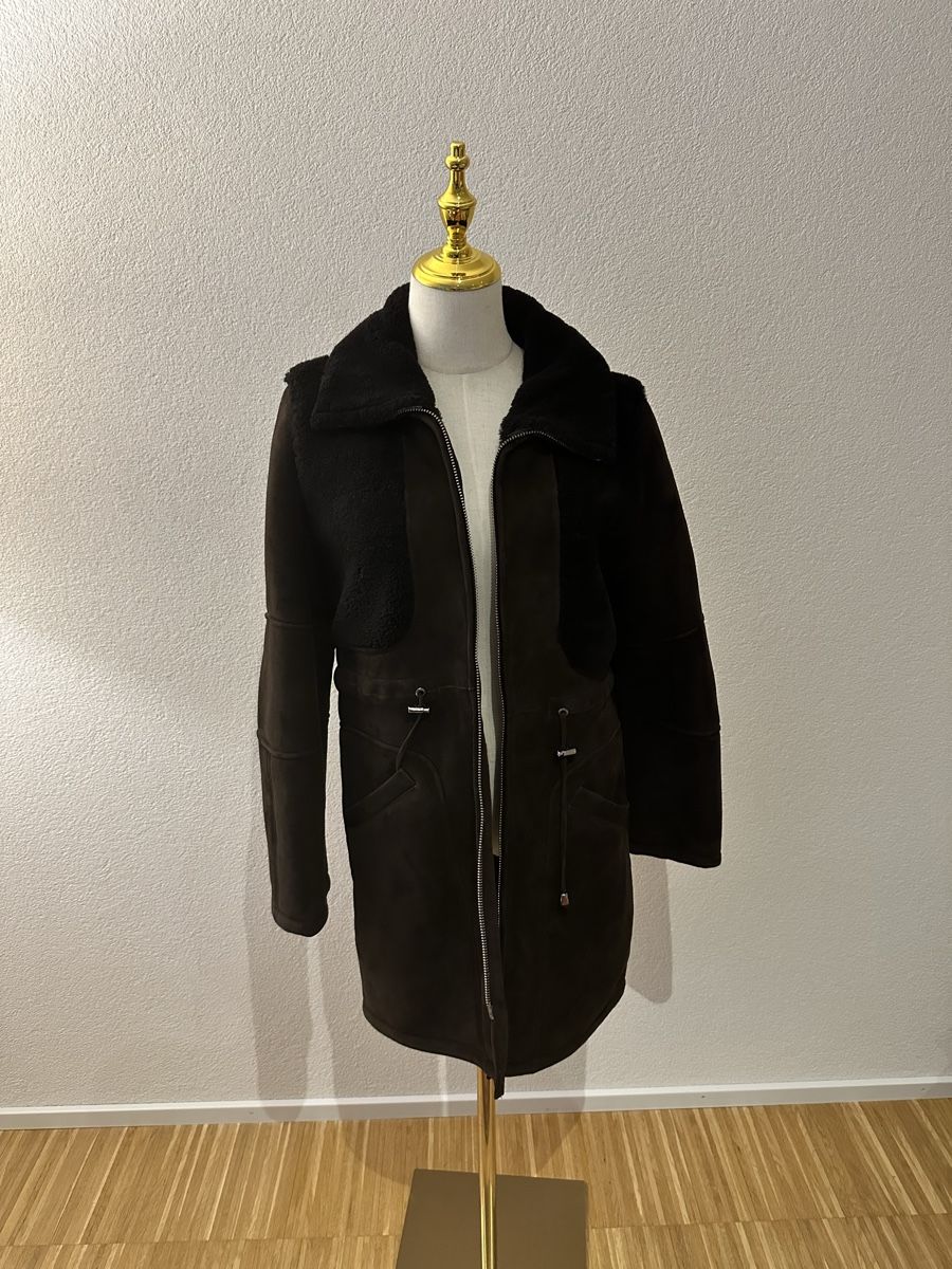 Mäntel: Chocolate brown leather coat size 38 – Neu (gemäss Beschreibung) aus Neuchâtel von agn_jc66 1