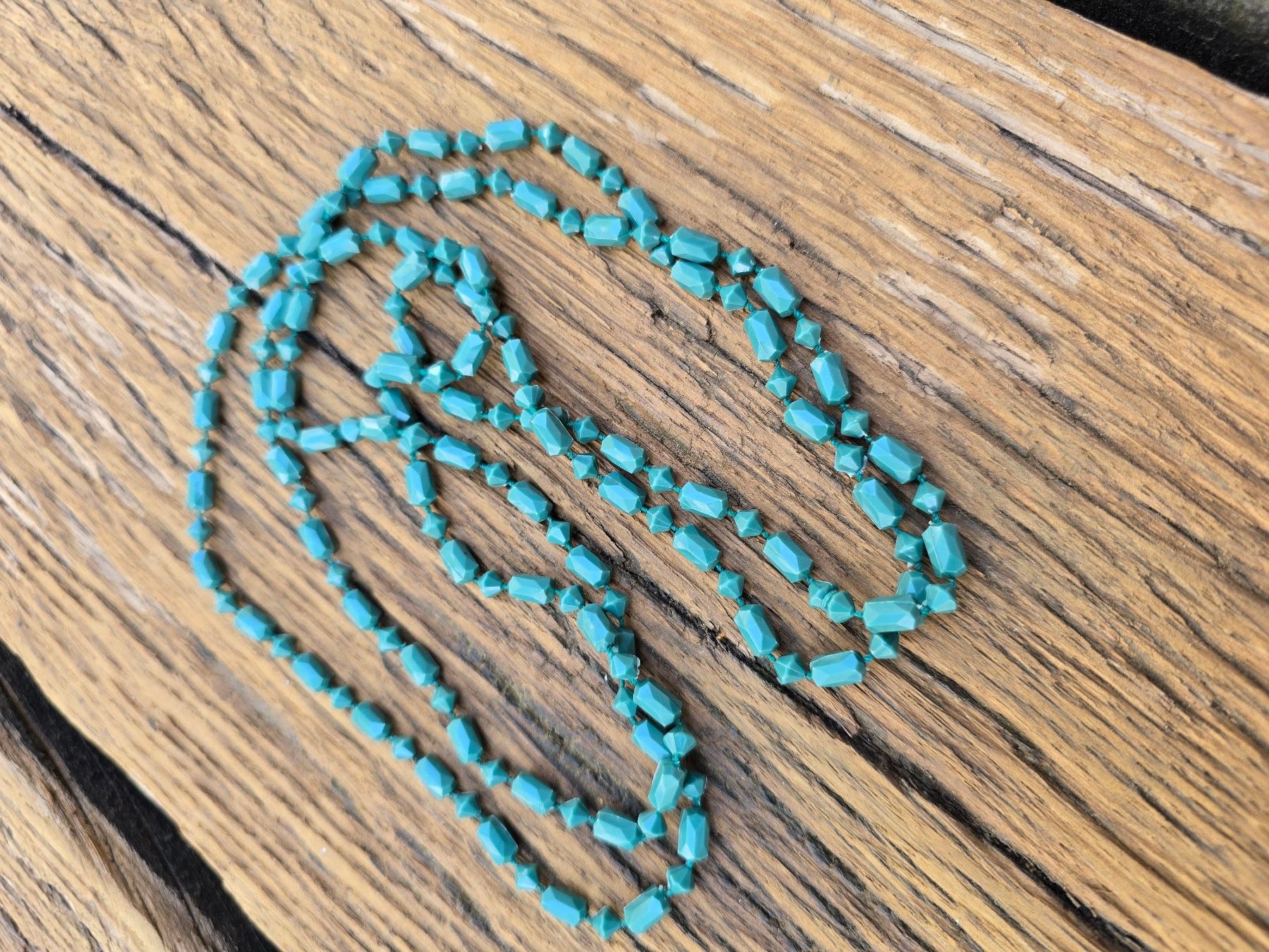 Ketten: Schmuck: Collier Steine jadefarbig – Gebraucht aus Romanshorn von Rachacha 2