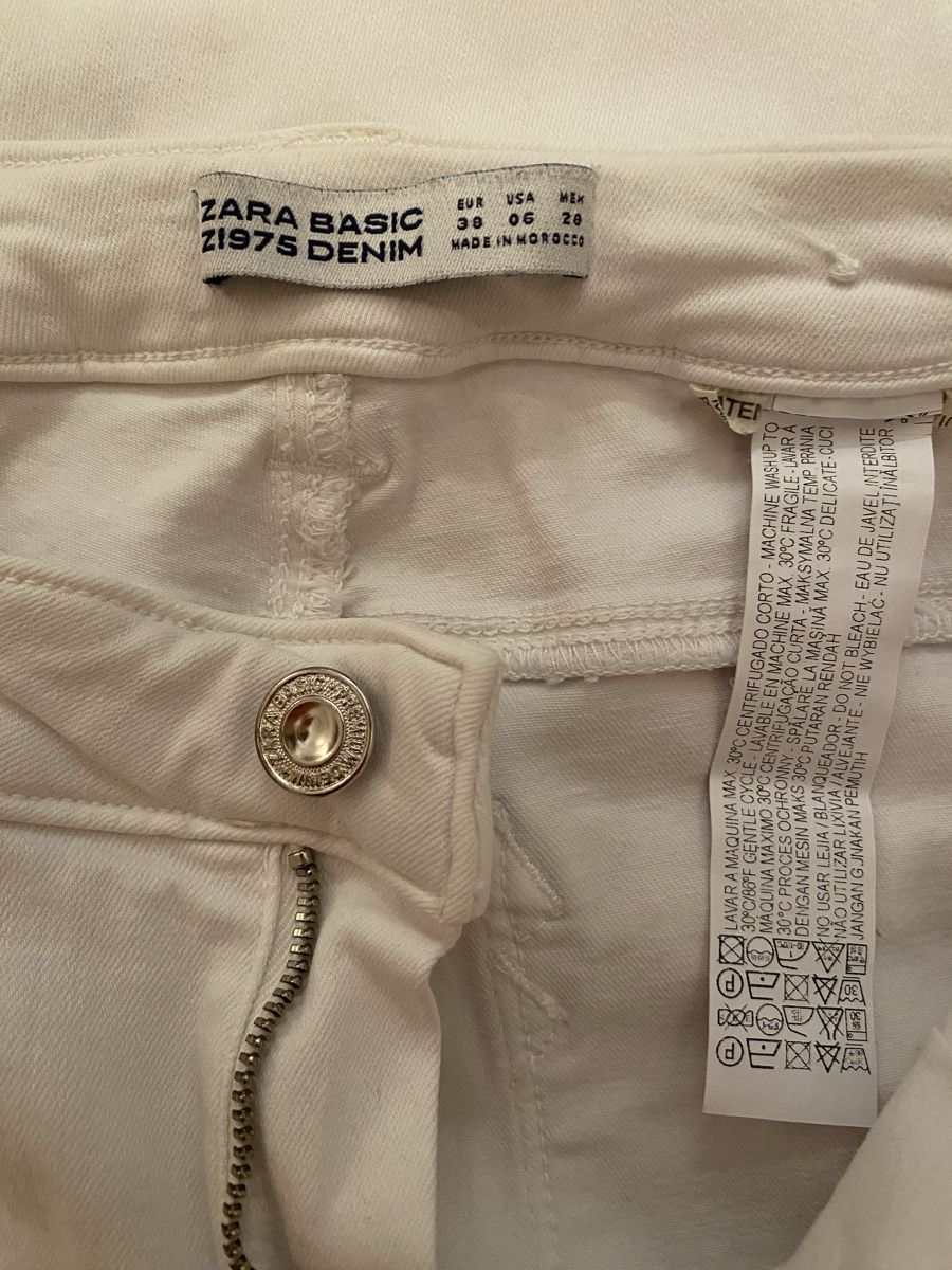 Zara Jeans: Damen Jeans Zara Basic weiss, Grösse 36 – Usato da Bassersdorf venduto da jeh99 2