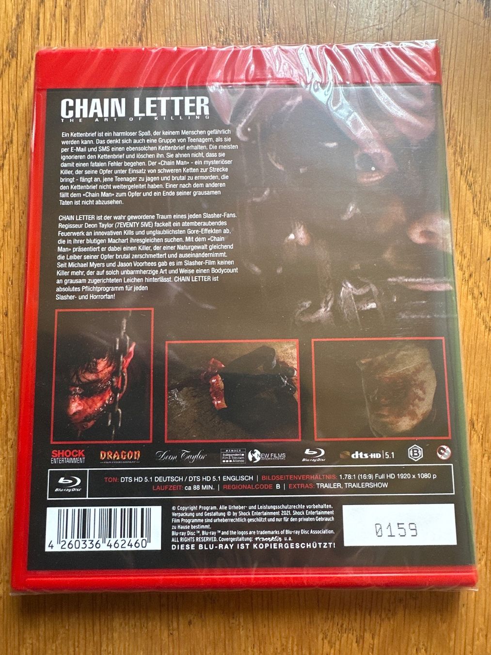 Tutti i DVDs: Chain Letter Shock Entertainment uncut Bluray – Usato da Benken ZH venduto da Audi-erich 1
