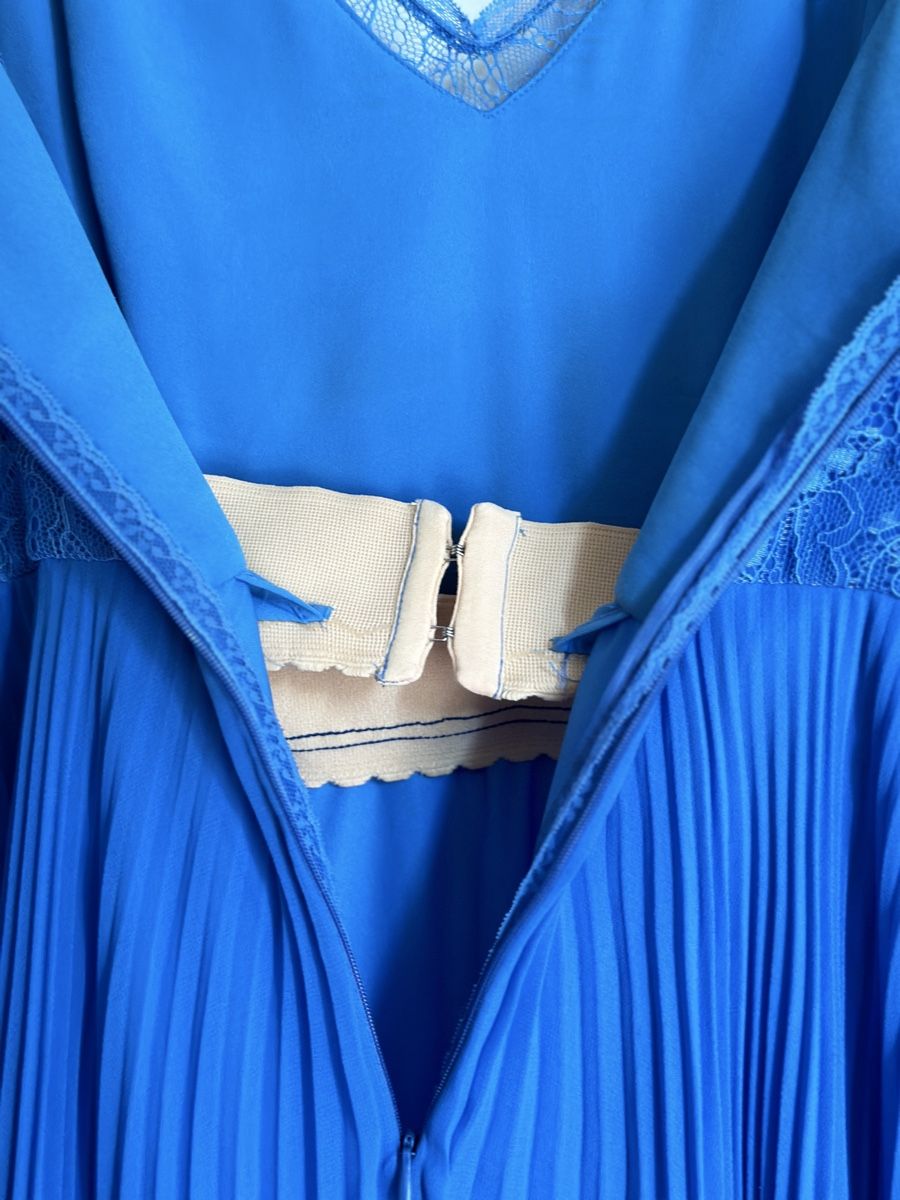 Vestiti: Elegantes blaues Abendkleid Größe 42/44 – Nuovo (secondo la descrizione) da Solothurn venduto da var002 5