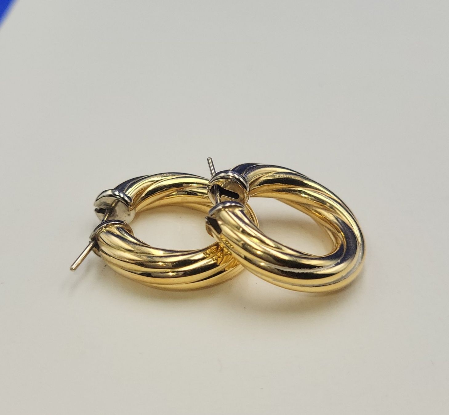 Orecchini pendenti & Orecchini a lobo: 18 Karat 750 Bicolour Gold Ohrringe – Usato da Wald ZH venduto da Aniade 6