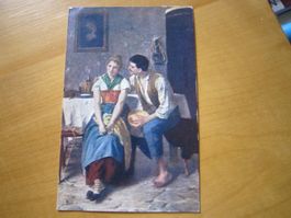 8 Postkarte 1921 Paar