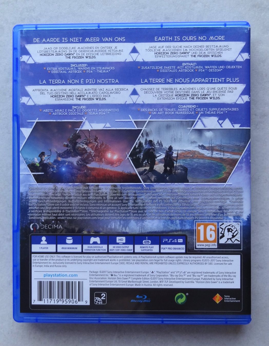 Spiele: PS4 Horizon Zero Dawn Complete Edition – Gebraucht aus Fahrwangen von floret2 1